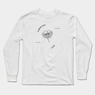 Gardening Flower Flora Vintage Minimalist Since Long Sleeve T-Shirt